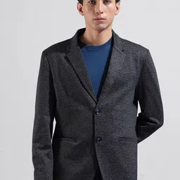The Indian Garage Co. X Luxe Printed Comfort-Fit Single Breasted Blazer-40