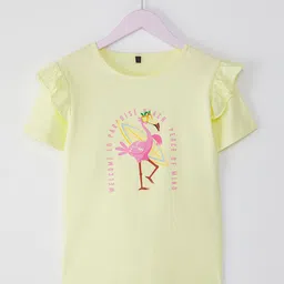 Trendyol Girls Graphic Printed Pure Cotton Top-picture-44