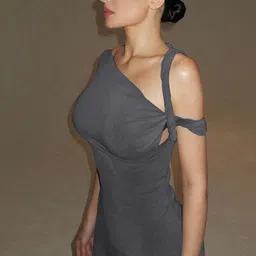 LULU & SKY Self Design Strap Top & Trouser Co-Ord Set image 5