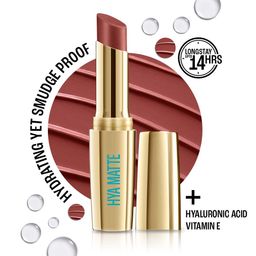 Lakme 9to5 Hya Matte Hydrating Smudge Proof Lipstick - Monday Mocha RM4-30