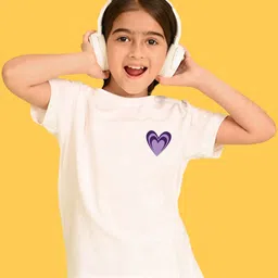 NUSYL Girls Graphic Printed Oversized T-shirt-picture-4
