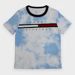 Tommy Hilfiger Boys Tie and Dye Pure Cotton T-shirt-image-57