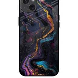 QRIOH Abstract Printed iPhone 15 Plus Back Case Mobile Accessories-image-81