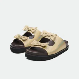 Oroh Women Open Toe Flats with Bows-image-9