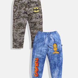 YK X Minute Mirth Boys Pack Of 2 Printed Track Pants & Joggers-image-71