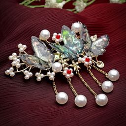 VOGUE HAIR ACCESSORIES Women Embellished French Barrette-image-68