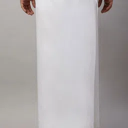 Ramraj Men Solid Dhoti With Border image 3