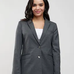 FableStreet Women Checked Jacket-image-74