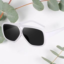 Peter Jones Eyewear Unisex Aviator Sunglasses with UV Protected Lens ZN3847W-38