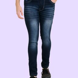 COMFITS Men Regular Fit Classic Highly Distressed Heavy Fade Stretchable Jeans-image-80