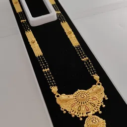 V.K.PAYAL.JEWELLERY Gold-Plated Artificial Beaded Mangalsutra-picture-17