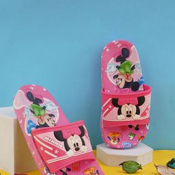 LMG Lifestyle Unisex Kids Printed Rubber Sliders-42