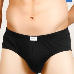Aeropostale Pack Of 2 Pure Cotton Mid-Rise Basic Briefs A_CIEBF01-BGCB/BLK-23