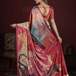 JIVORA Abstract Printed Saree image 3
