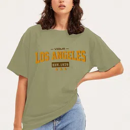 Moda Rapido Women Typography Printed T-shirt-picture-11