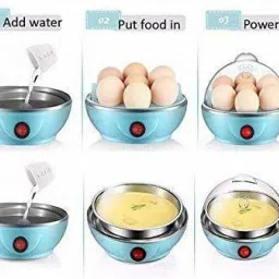 vt global Double Layer Egg Boiler 2 In 1 Electric Mini Egg Boiler Egg Cooker (14 Eggs) Egg Boiler Egg Cooker image 2