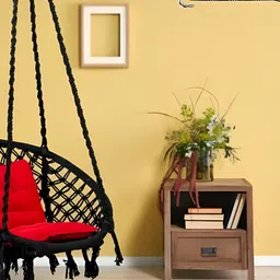 Swingzy Red & Black Round Hanging Hammock Swing-51