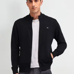 Arrow Sport Men Cotton Long Sleeves Front-Open Regular Fit Sweater-picture-0