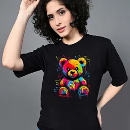 Moda Rapido Women Drop-Shoulder Sleeves T-shirt-picture-32