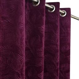 Galaxy Home Decor Purple Set of 2 Room Darkening Long Door Curtain-image-94