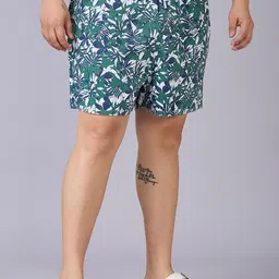 UNSIZED Men Plus Size Printed Cotton Boxer-32