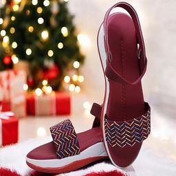 MONAQI Women Open Toe Flats with Bows-image-97