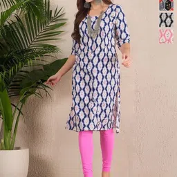 Anouk Rustic Women Pack Of 4 Ethnic Motifs Printed Crepe Kurta-image-111