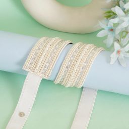 Women Casual White Canvas Belt-image-11