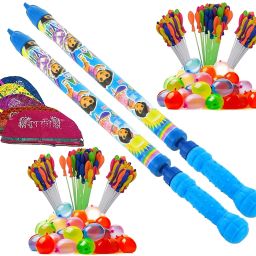 (2 Pichkari +6 Magic Balloon +10 Holi)for Kids Holi & Pool Party Fun Water Gun-image-16