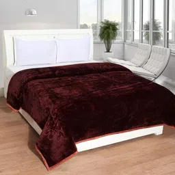 doristyle Floral Double Mink Blanket for AC Room-picture-5