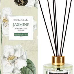 Jasmine Diffuser Get 6 Fiber Stick Natural Fragrance & Smoke Less Room Freshener Diffuser Set-20