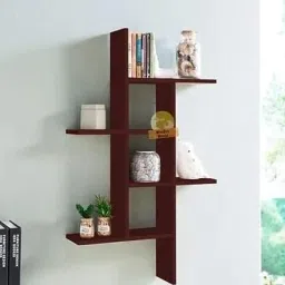 wooden wall shelf wall hanging wall decor mounted floating Wooden Wall Shelf-image-25