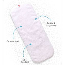 Babyhug Free Size Reusable Cloth Diaper With Insert - Yellow image 4
