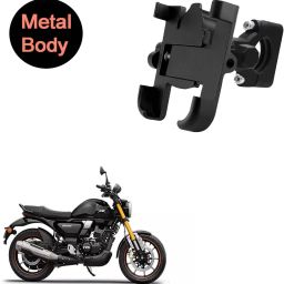 360 Degree Metal Body Universal Mobile Holder for TVS Ronin Bike Mobile Holder-19