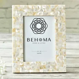 behoma Elegant 4x6 White Engineered Wood Photo Frames-picture-11