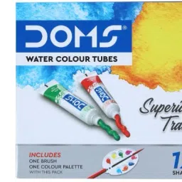 Non-Toxic Water Colour Tube Set in Cardboard Box-12