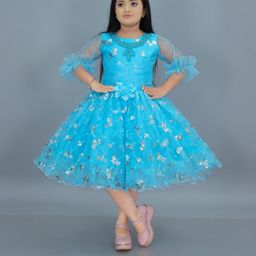 Zenat Floral Fit & Flare Dress-image-58