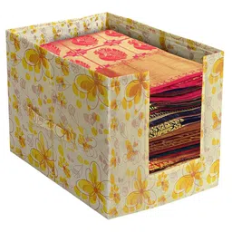 Kuber Industries Yellow Set of 1 Regular Drawer Organiser Organisers-5