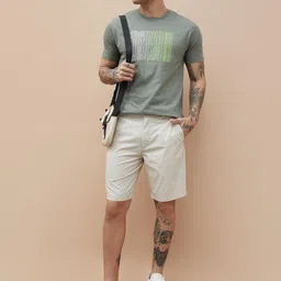 Fame Forever by Lifestyle Men Solid Mid-Rise Cotton Regular Shorts-picture-11