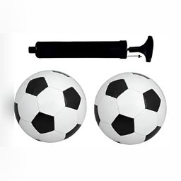 YMD Set Of 3 Textured Football With Air Pump-40