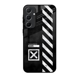 QRIOH Duality Design Samsung Galaxy A55 5G Glass Back Case Mobile Accessories-image-53