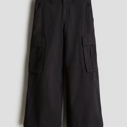 H&M Wide Cargo Trousers-image-13