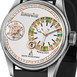 DOUBLERUN Unisex Dial & Straps Analogue Chronograph Watch H05N19027 image 3
