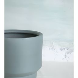 FREEDOM TREE Nested Grey TexturedCeramic Planter With Tray image 2