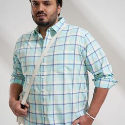 HIGHLANDER Men Comfort Slim Fit Checked Casual Shirt-picture-3