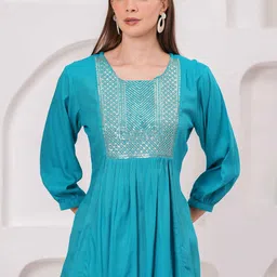 Jyoti Women Sequined Embellished Top-picture-38