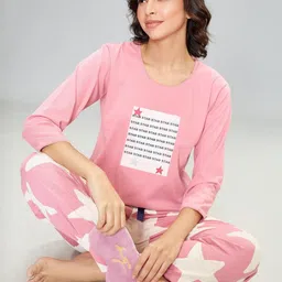 Lotik Women Top & Pyjama Nightsuit-picture-24