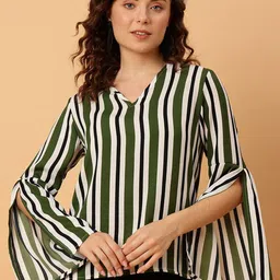 NEESH Striped Crepe Top-52