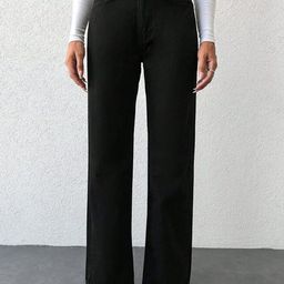 Kotty Women Jean Straight Fit High-Rise Stretchable Jeans-image-30
