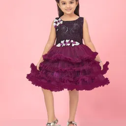 BAESD Floral Net Fit & Flare Dress-picture-40